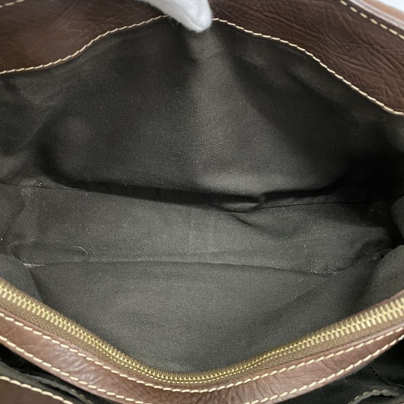 Celine Handbag Boogie Bag Leather Brown Gold