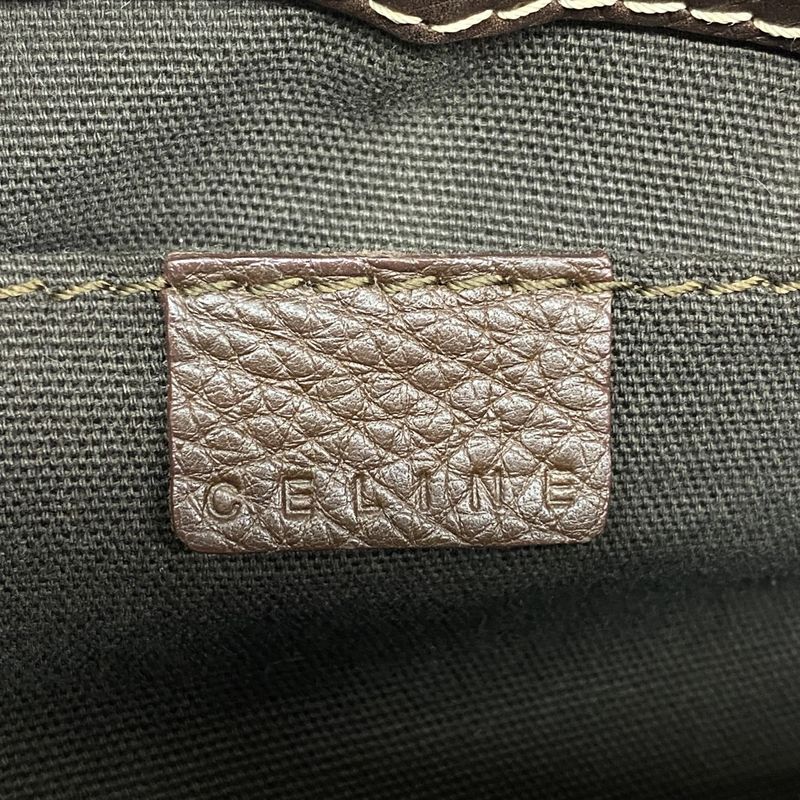 Celine Handbag Boogie Bag Leather Brown Gold