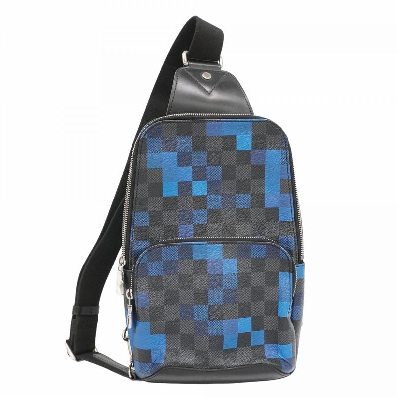 Louis Vuitton Belt Bag Damier Graphite Pixel Avenue Black