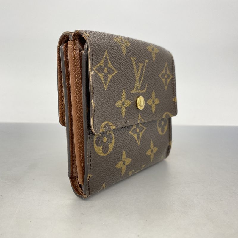 Louis Vuitton Trifold Wallet Monogram Portomonebier Cult Cles Brown