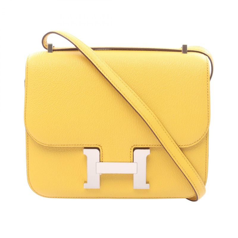Hermes Shoulder Bag Constance 3 Mini Sun Leather