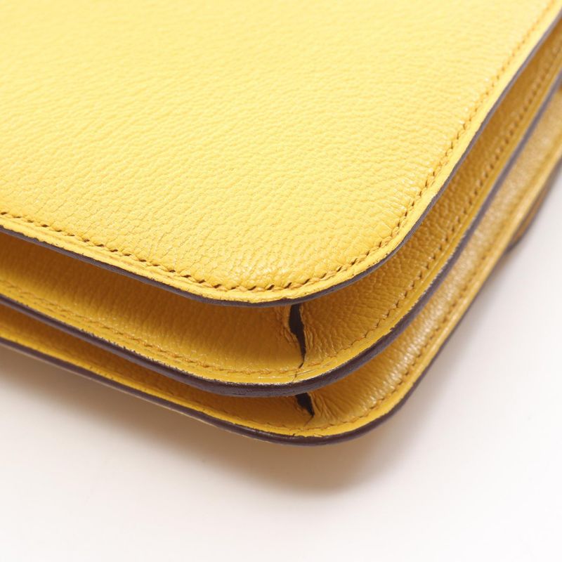 Hermes Shoulder Bag Constance 3 Mini Sun Leather