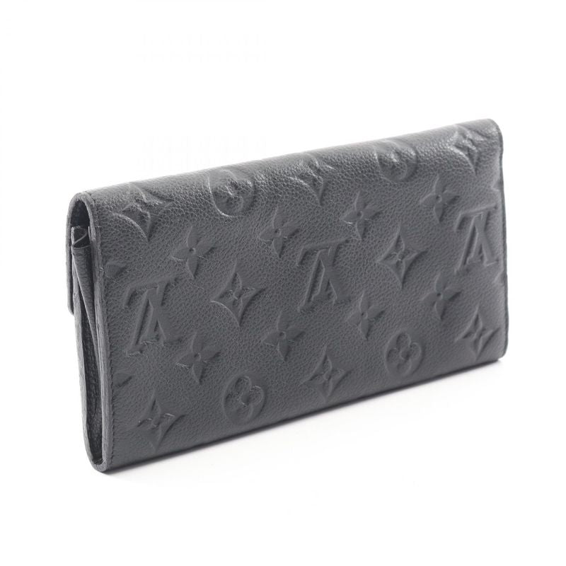 Louis Vuitton Bifold Wallet Portefeuille Curies Noir Black Leather