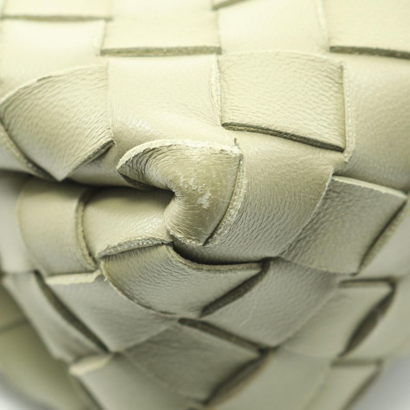Bottega Veneta Shoulder Bag Intrecciato Small Tea Green