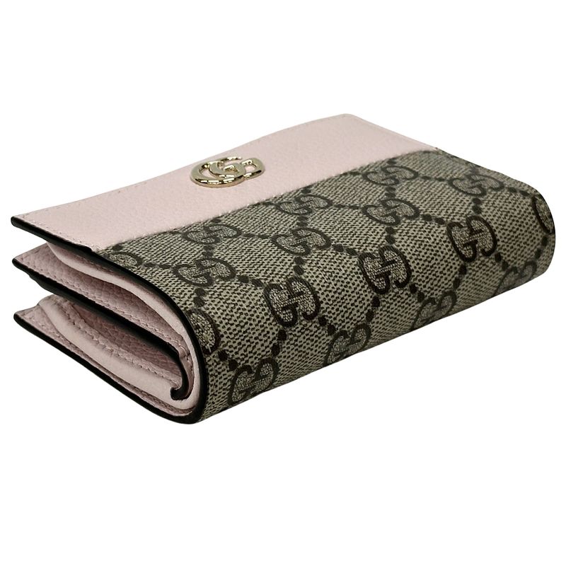 Gucci Wallet GG Supreme Petit Marmont Bifold Double