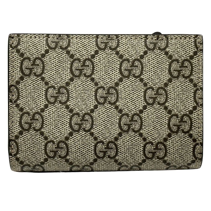Gucci Wallet GG Supreme Petit Marmont Bifold Double