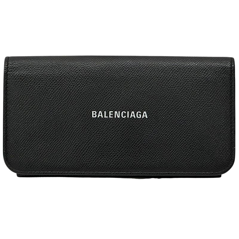 Balenciaga Wallet Everyday Wallet Leather Black Simple