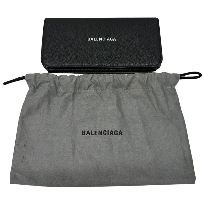 Balenciaga Wallet Everyday Wallet Leather Black Simple