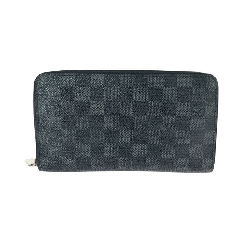 Louis Vuitton Damier Graphite Zippy Organizer Black Silver