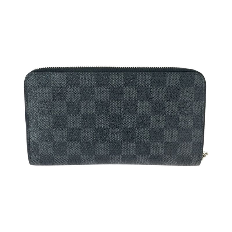Louis Vuitton Damier Graphite Zippy Organizer Black Silver