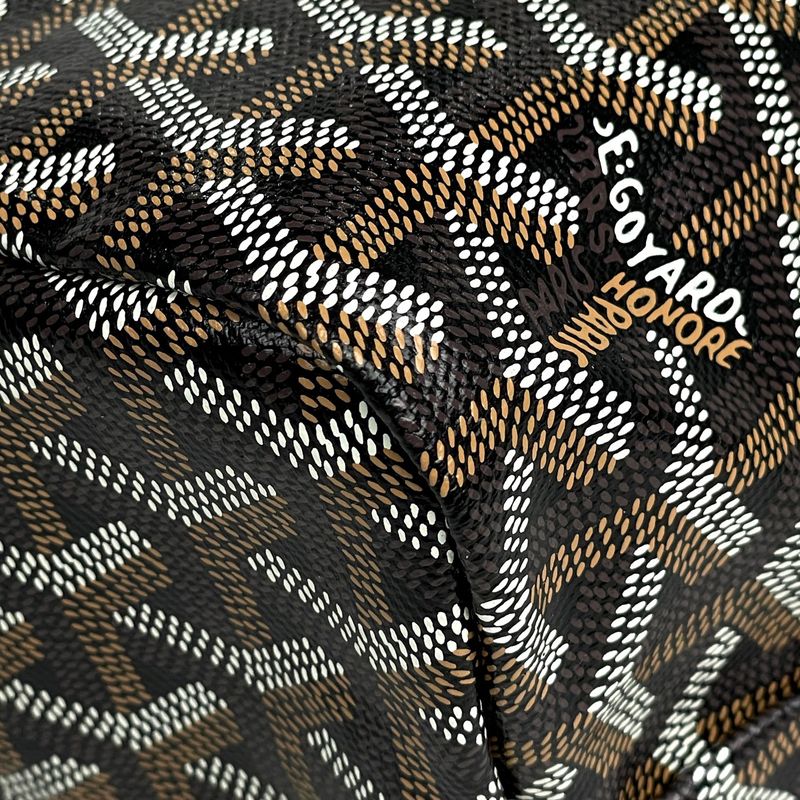 Goyard Boheme Hobo Shoulder Bag Black Brown