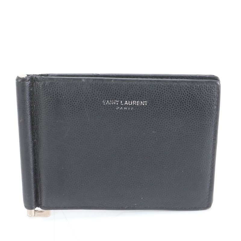 Saint Laurent Lot Paris YSL Leather Card Case Billfold Business