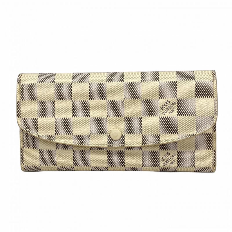 Louis Vuitton Wallet Damier Azur Portefeuille White
