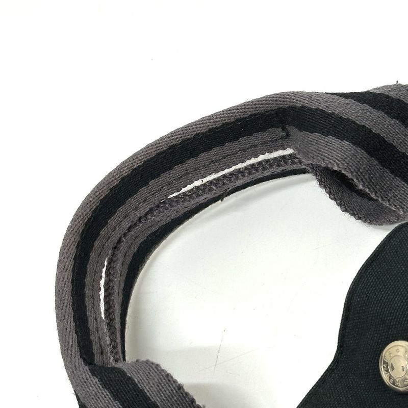 Hermes Tote Fourre Tout MM Canvas Black