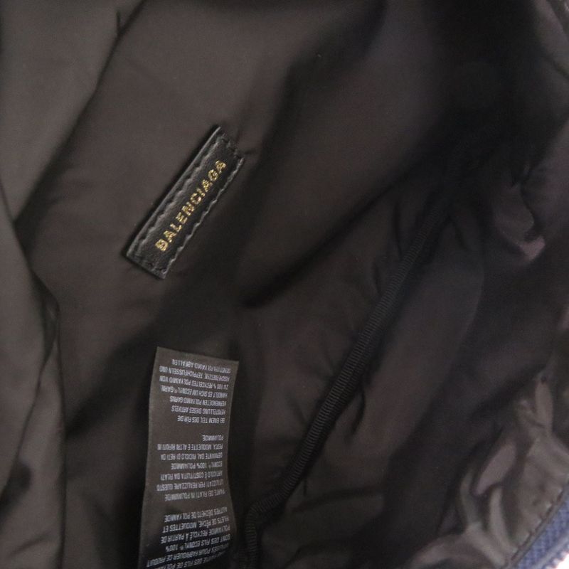 Balenciaga Wheel Nylon Navy Waist Bag