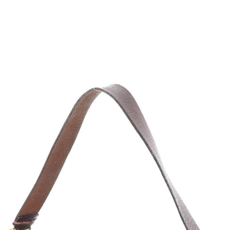 Fendi Zucca Hobo Shoulder Bag Hand Brown Leather