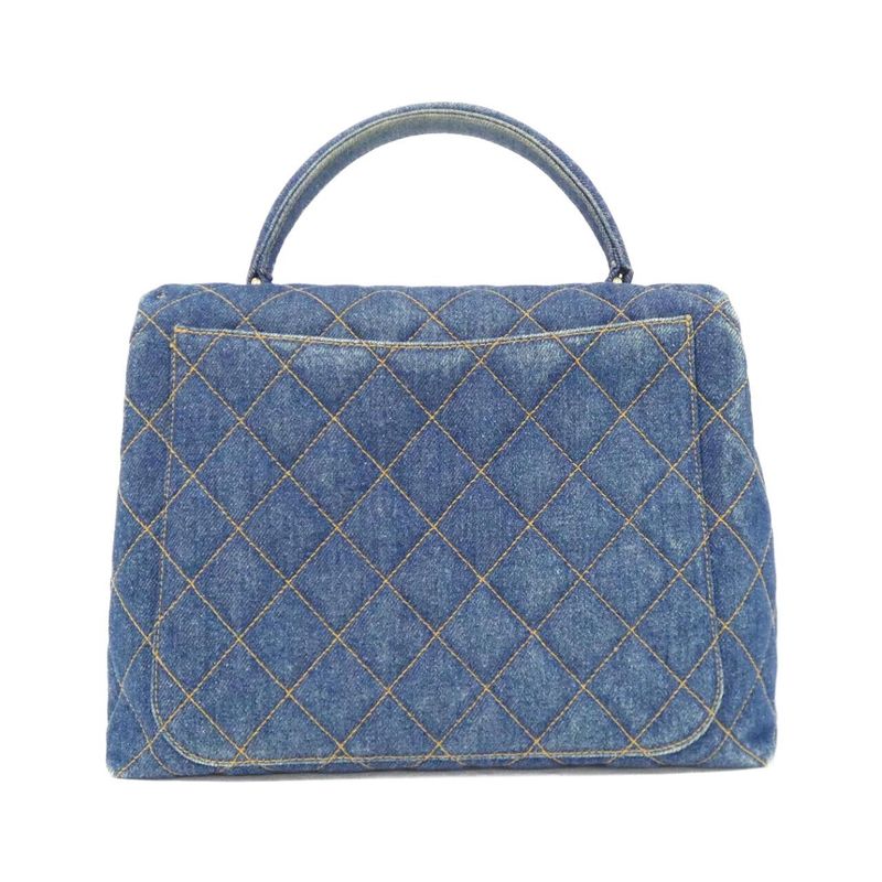 Chanel Vintage Bag Denim Blue