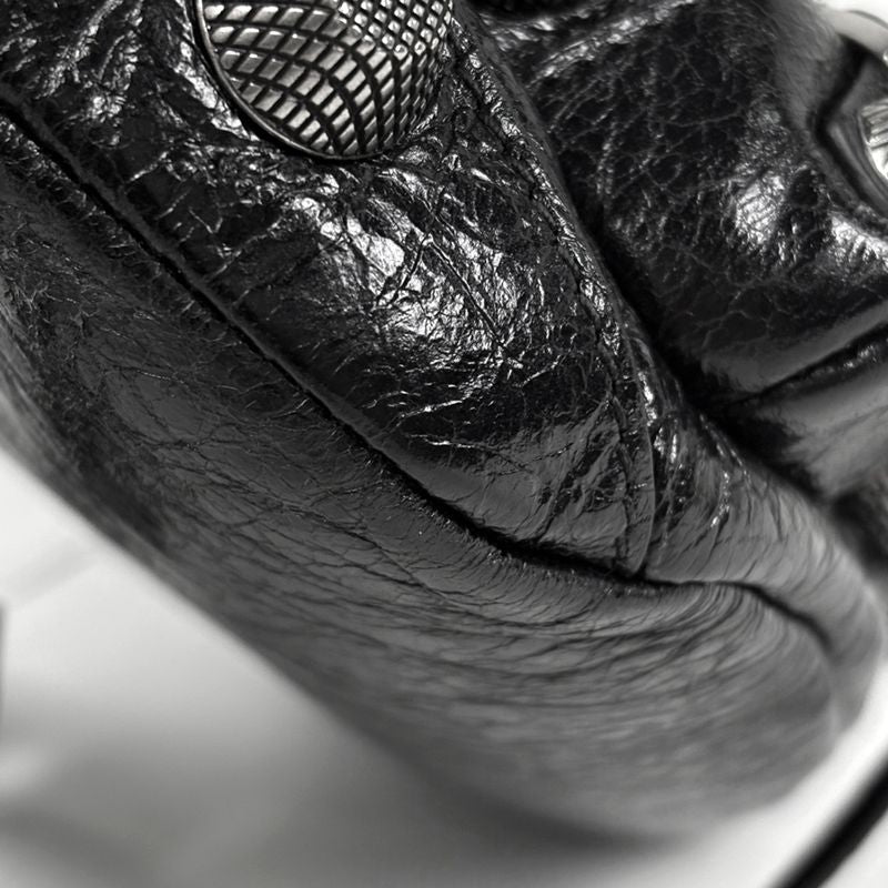 Balenciaga le Cagole Belt Bag Waist Pouch Leather Black