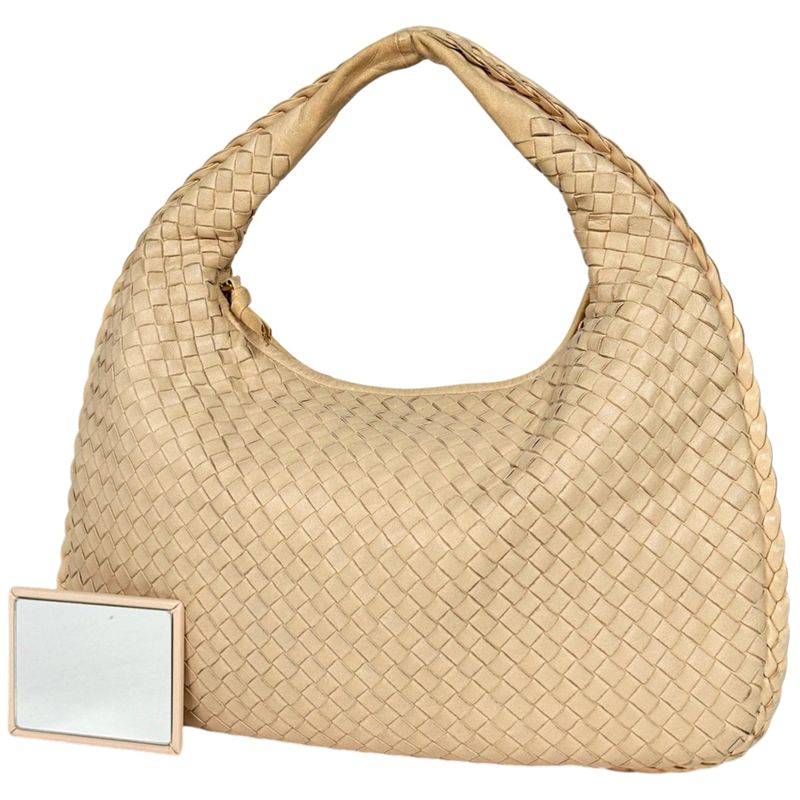 Bottega Veneta Intrecciato Shoulder Bag Hobo Leather