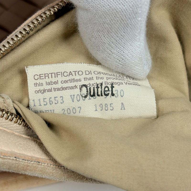 Bottega Veneta Intrecciato Shoulder Bag Hobo Leather