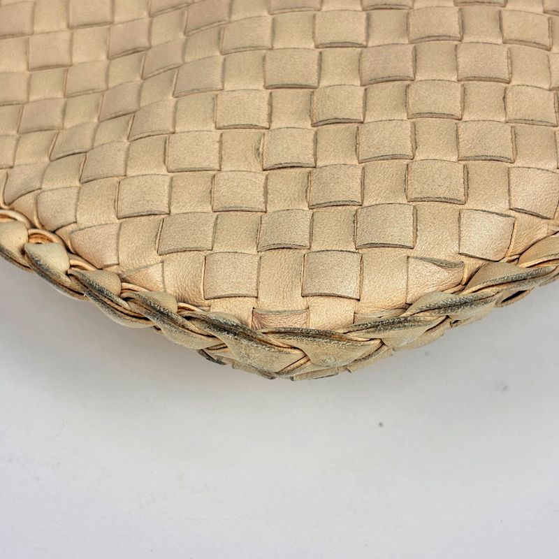 Bottega Veneta Intrecciato Shoulder Bag Hobo Leather