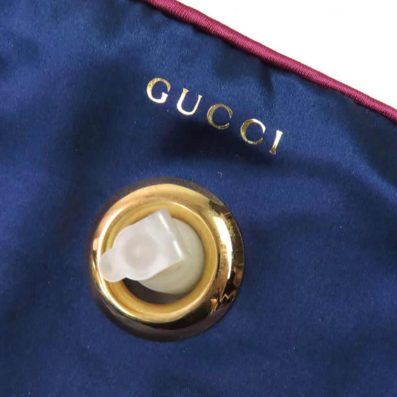 Gucci Geometric G Print Travel Set 100% Silk Eye Mask Air Pillow Slippers