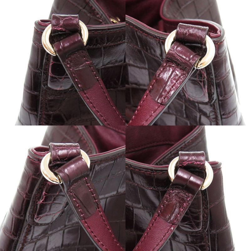 Gucci Soho 2-Way Leather Purple 0696 Purple Tote Bag