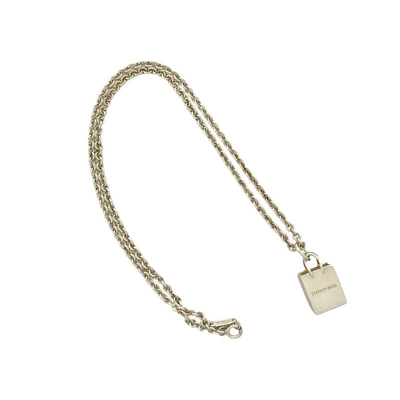 Tiffany & Co Shopping Bag Necklace Logo