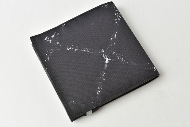 Chanel Wallet Men's Foldable Wallet Old Travel Line Black