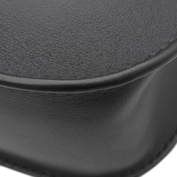 Cartier Shoulder Bag Hobo Bag Sm Leather Black Gold Hardware Must de