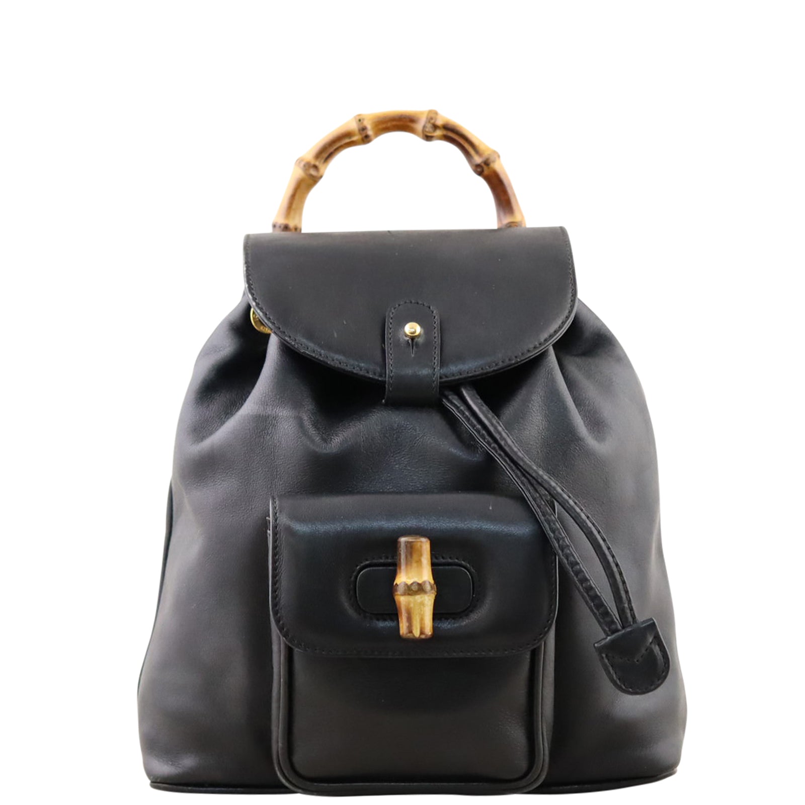 Gucci Bamboo Leather Mini Backpack