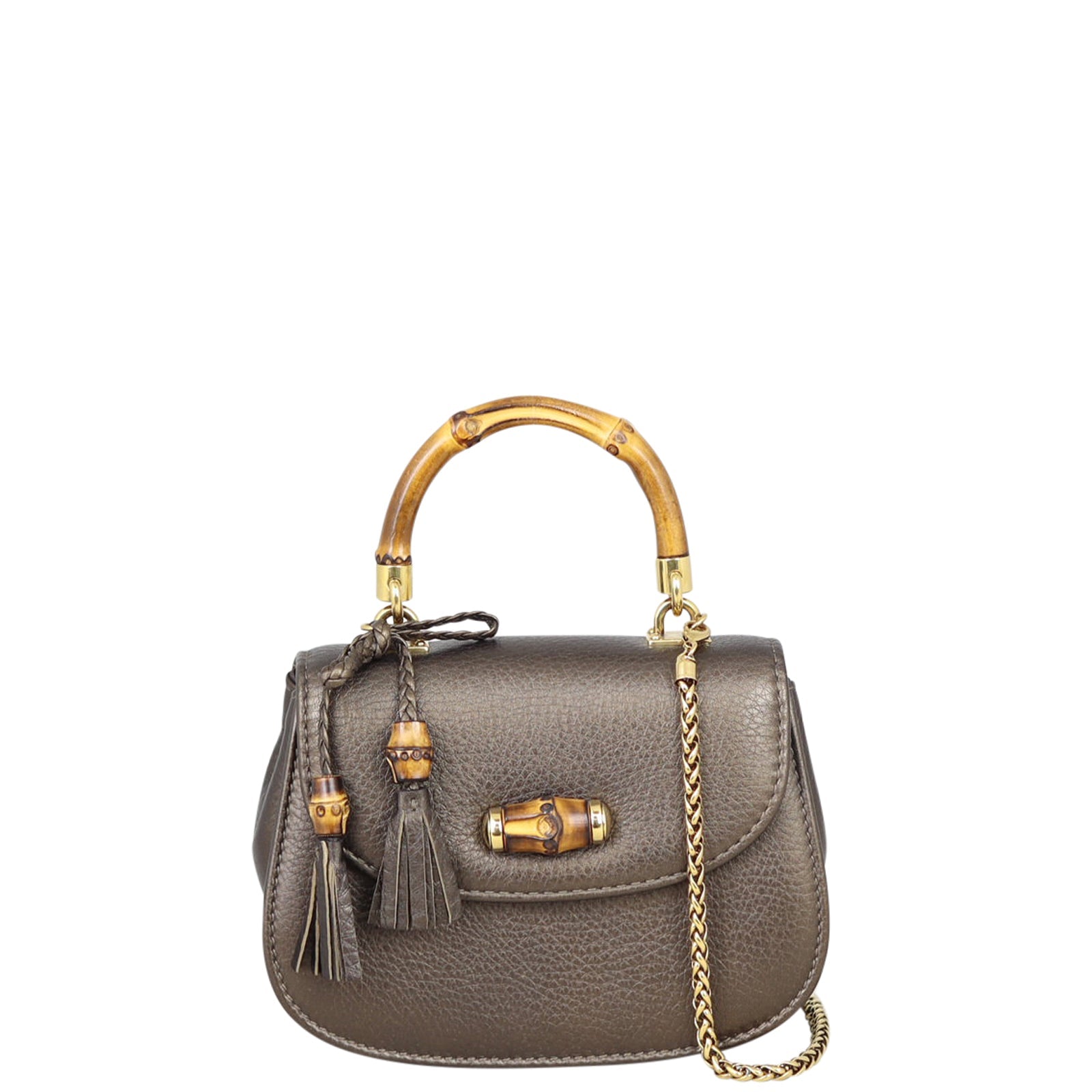 Gucci Mini Bamboo Chain Crossbody