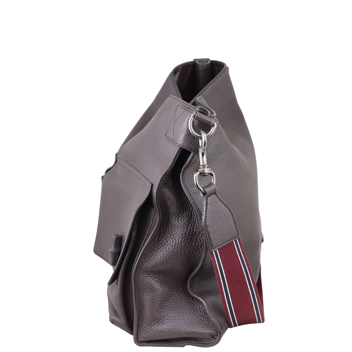 Gucci Bamboo Leather Messenger Bag