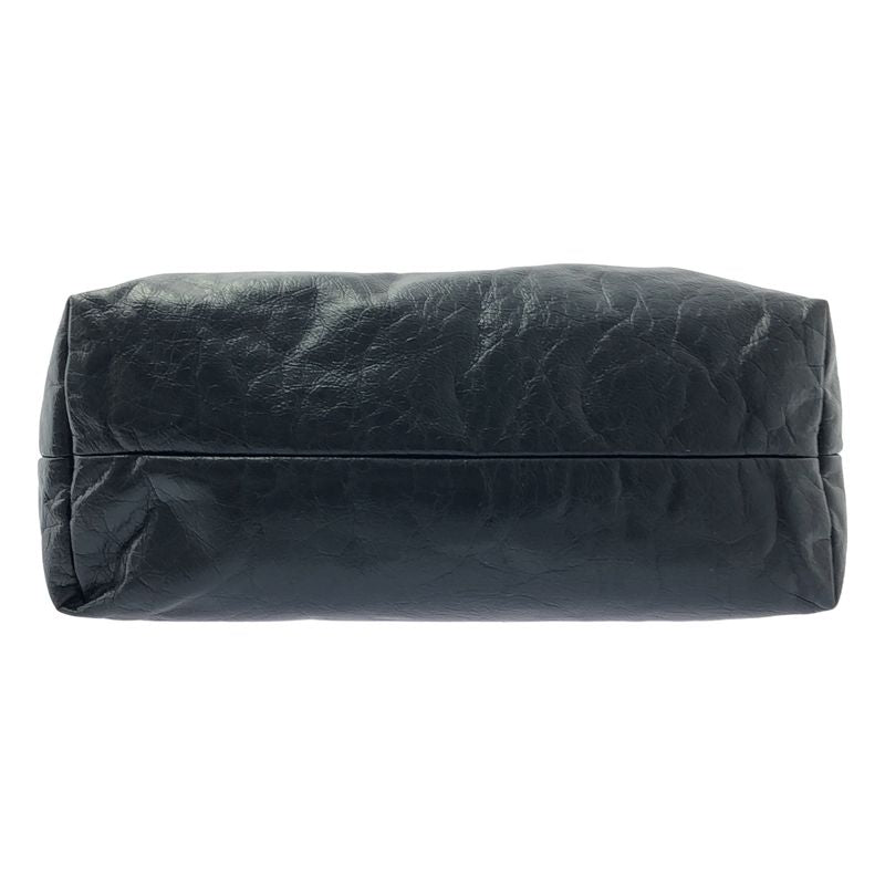 Balenciaga Monaco East-West Monaco Hobo Shoulder Bag Black Men's