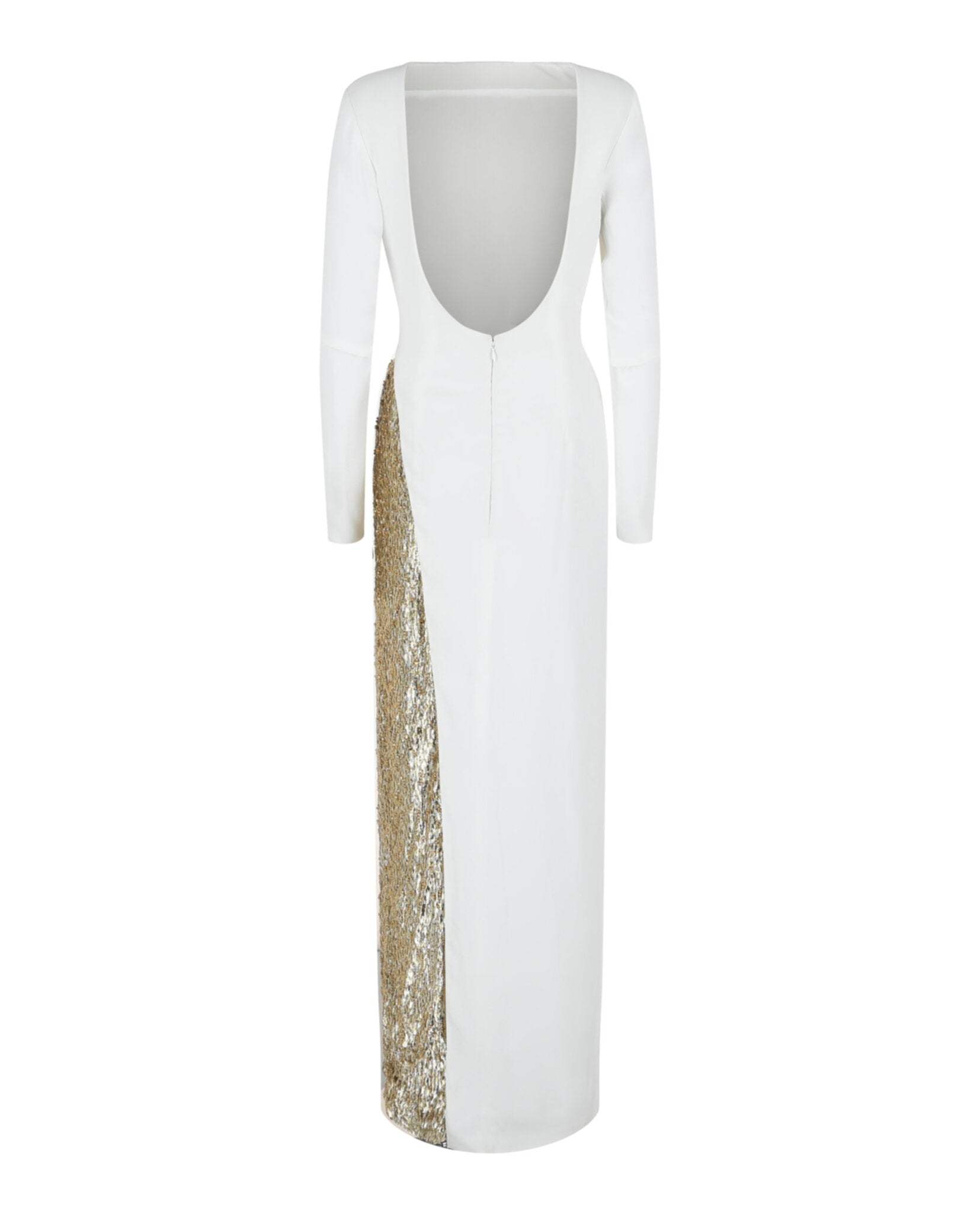 Givenchy Womens Metallic Sequin Gown