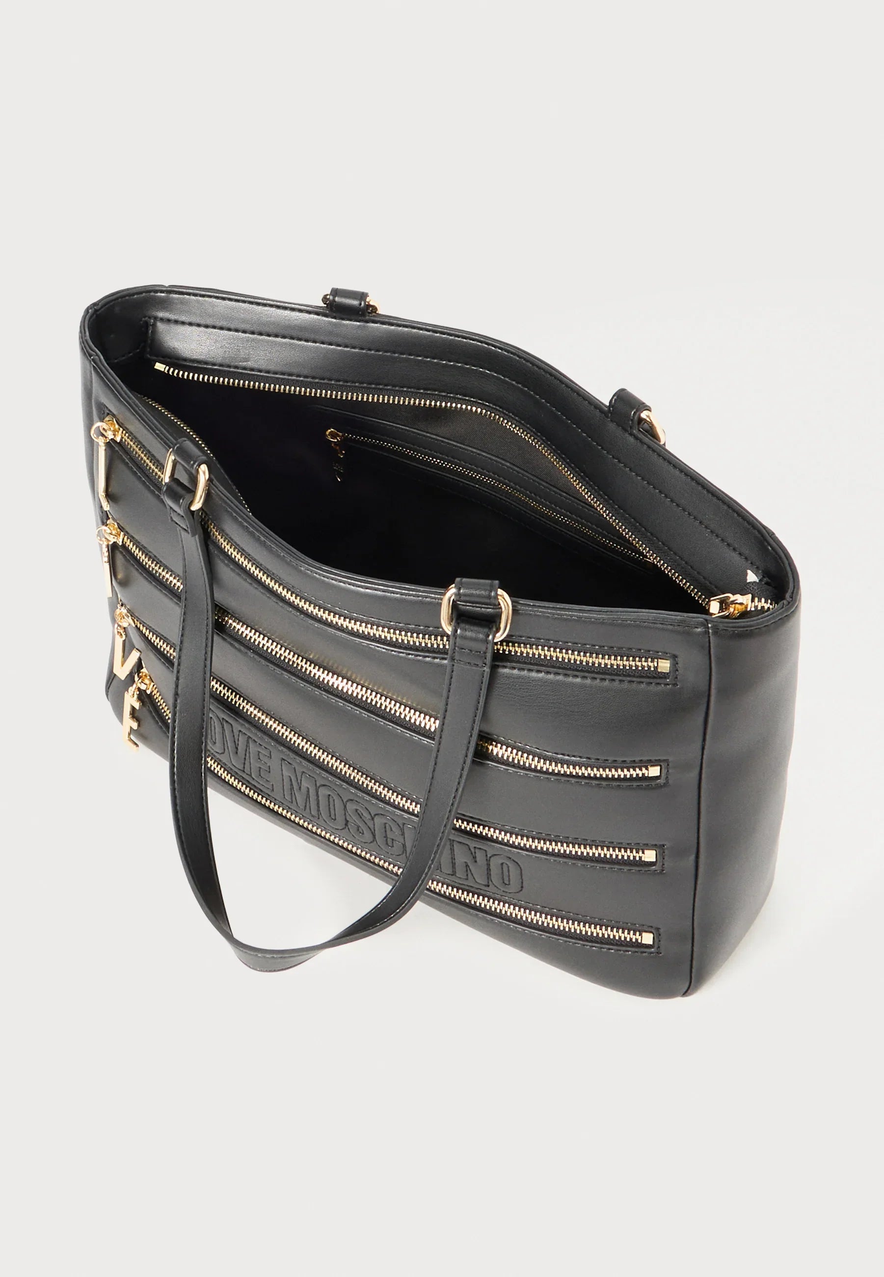 Borsa a mano zipline love moschino