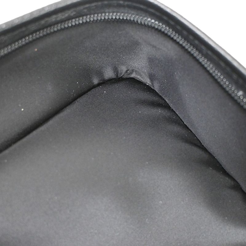 Gucci GG Travel Pouch Clothes Nylon Leather Black 33 Fa226