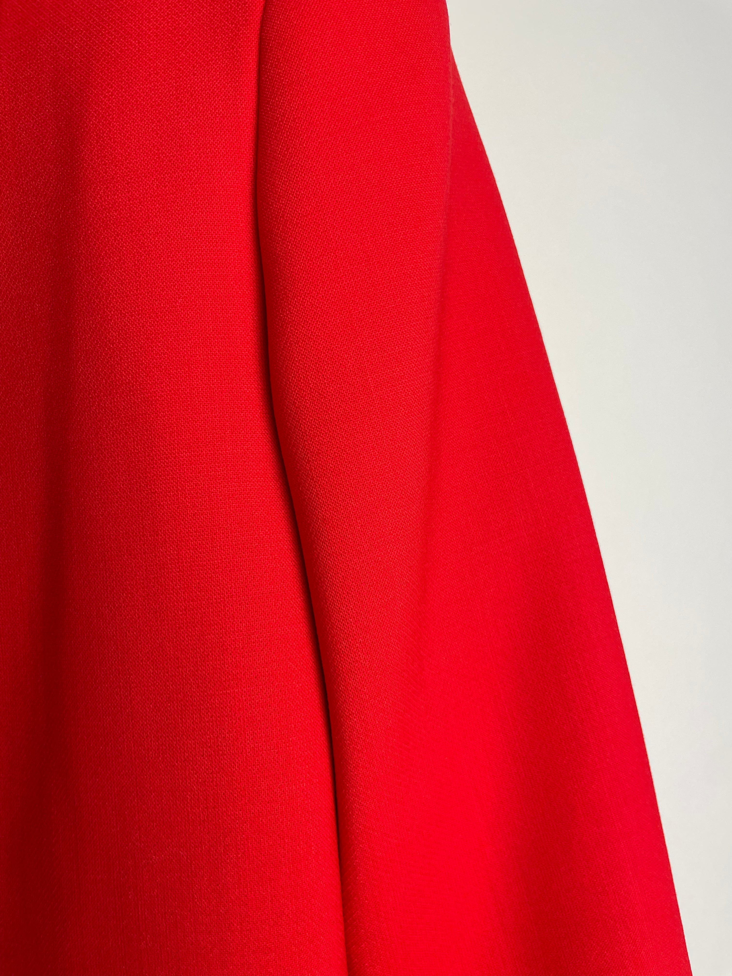 *CURRENT SEASON* Carolina Herrera Red Three Piece Trousers, Jacket and Blouse Set Size US 0 (UK 4)