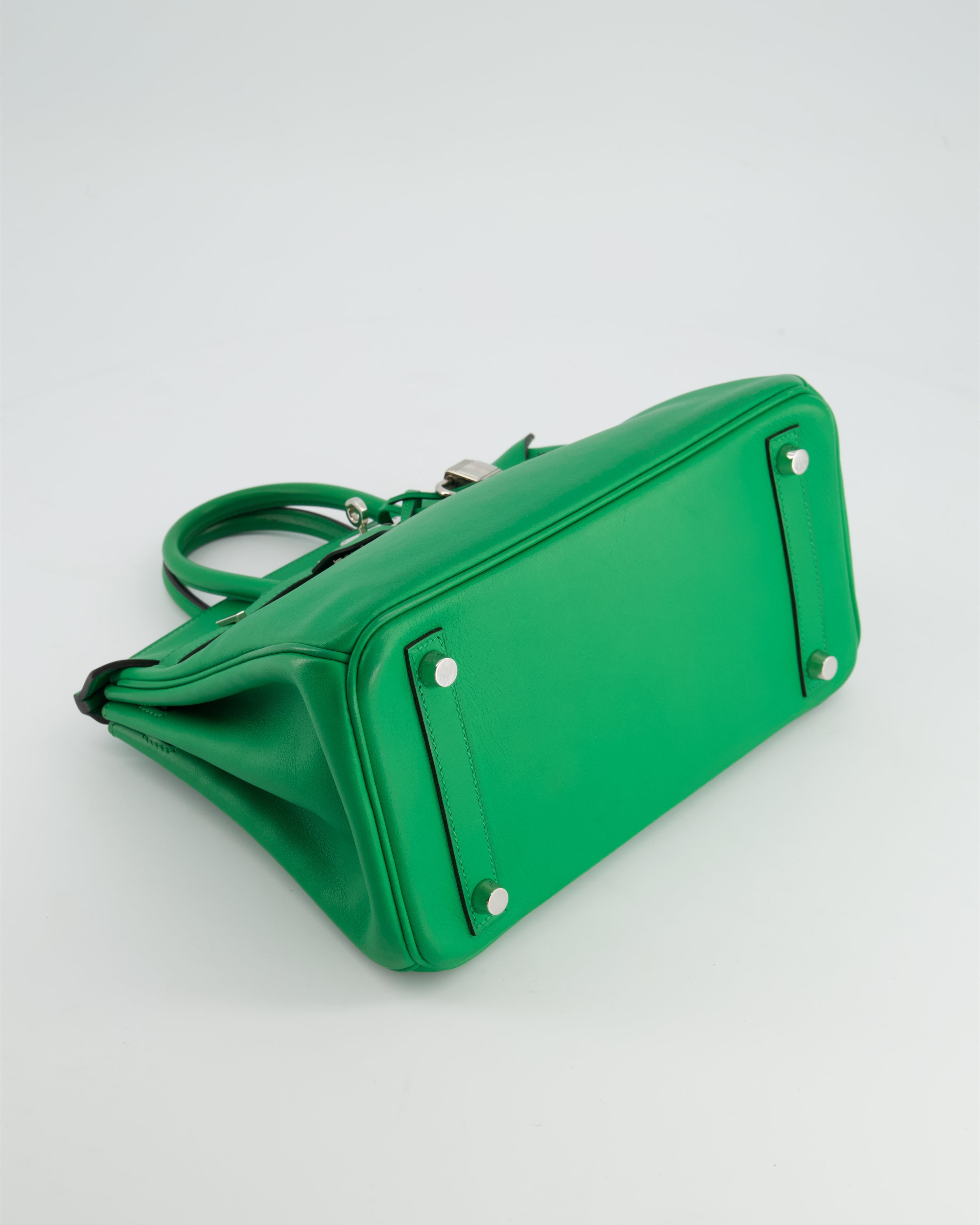 *FIRE PRICE* Hermès Birkin 25 Retourne Bag in Bamboo Swift Leather with Palladium Hardware Bag