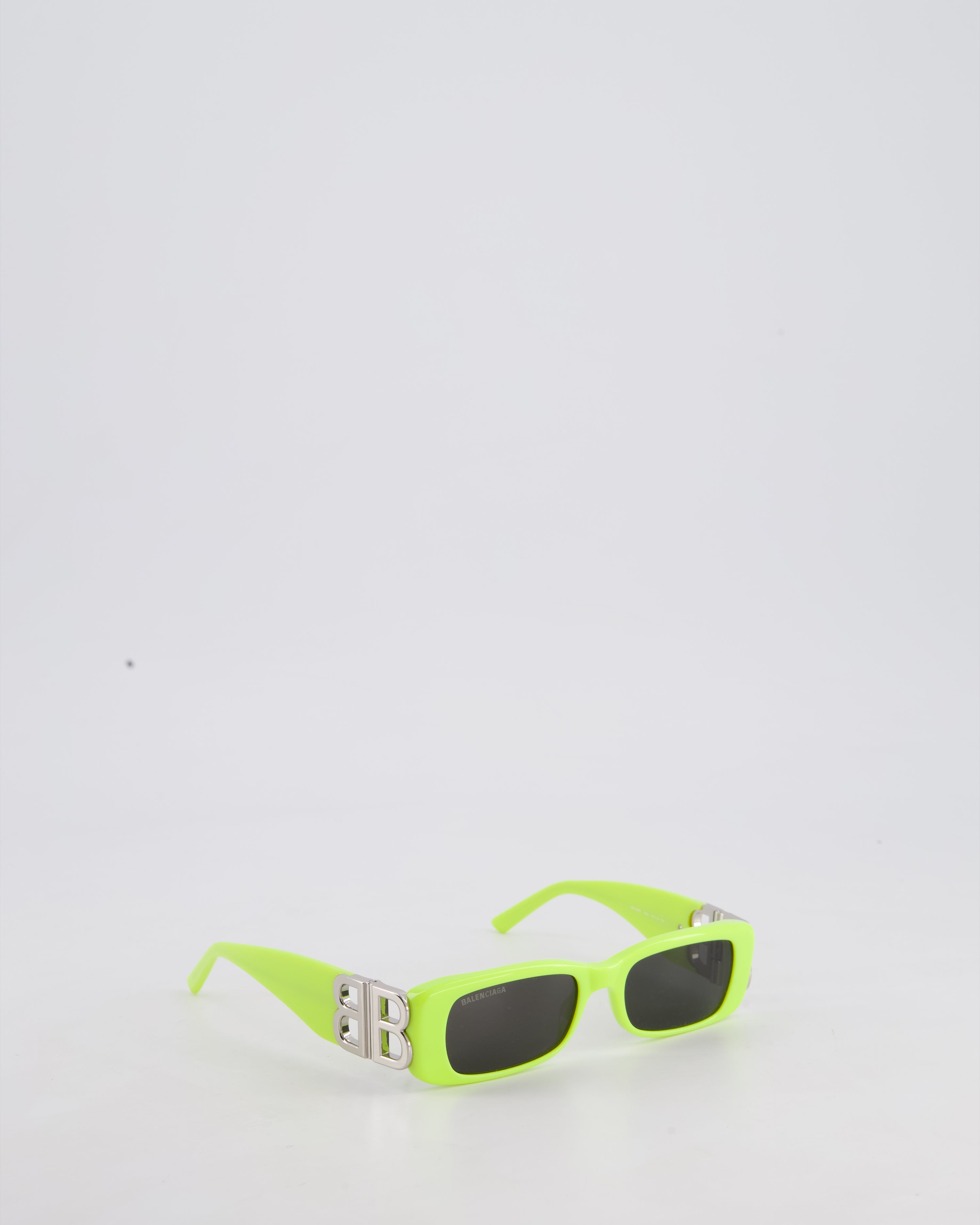 Balenciaga Neon Yellow Acetate Dynasty Sunglassess