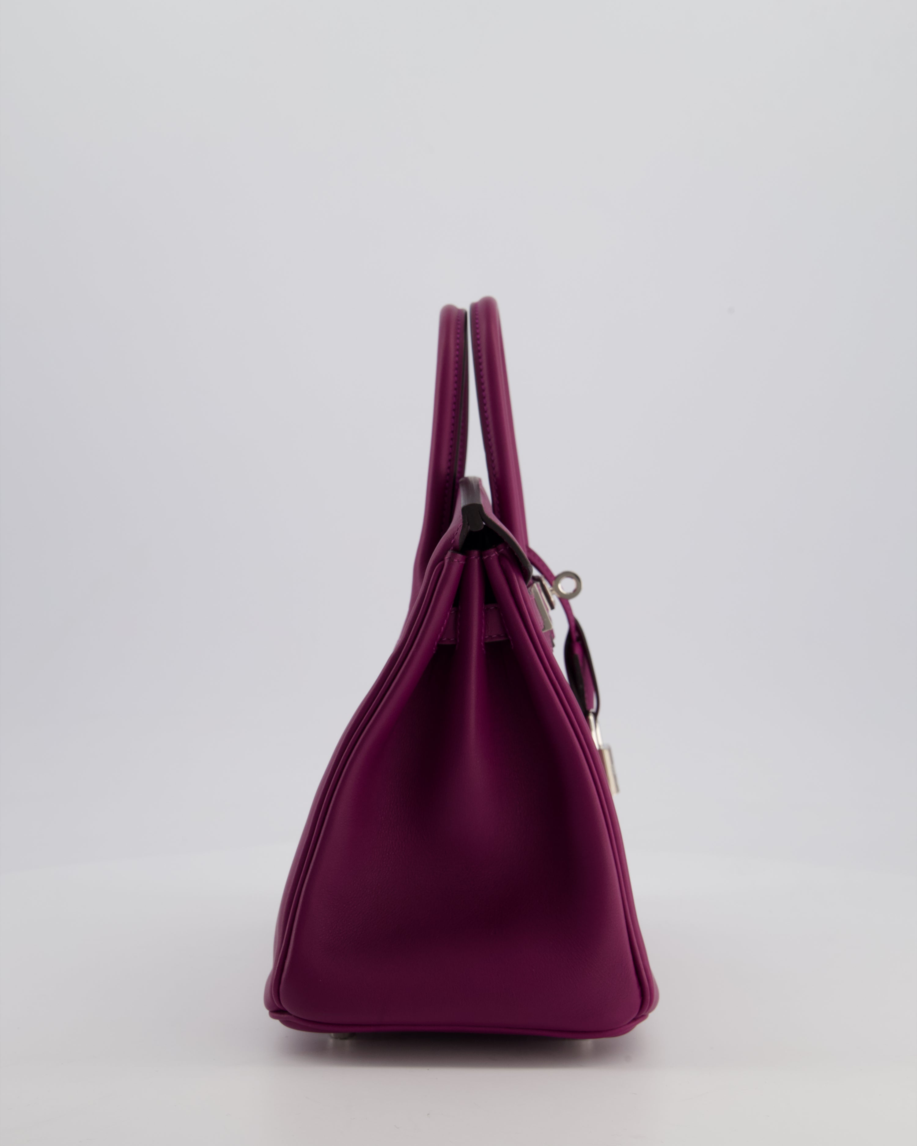 *FIRE PRICE* Hermès Birkin 25 Retourne Bag in Anemone Swift Leather with Palladium Hardware