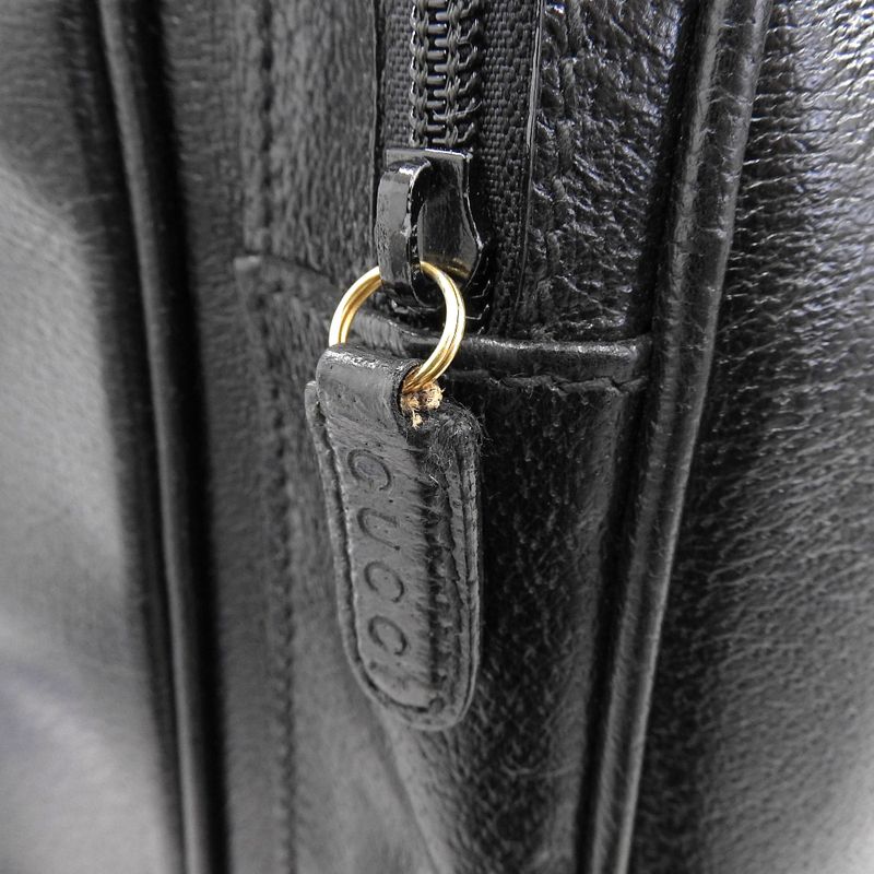 Gucci 90 S Vintage Item Leather 2-Way Shoulder Carry Travel Suit Case Bag