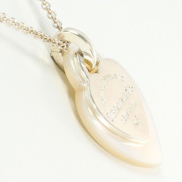 Tiffany & Co Return to Double Heart Silver Necklace Shell Box Bag Total Weight