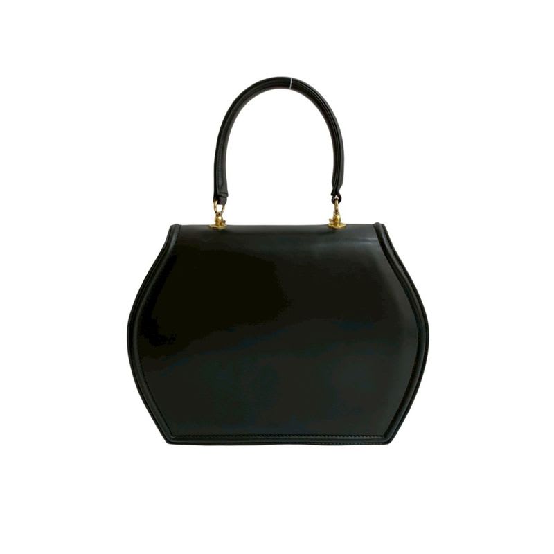 Tiffany & Co Logo Hardware Leather 2-Way Handbag