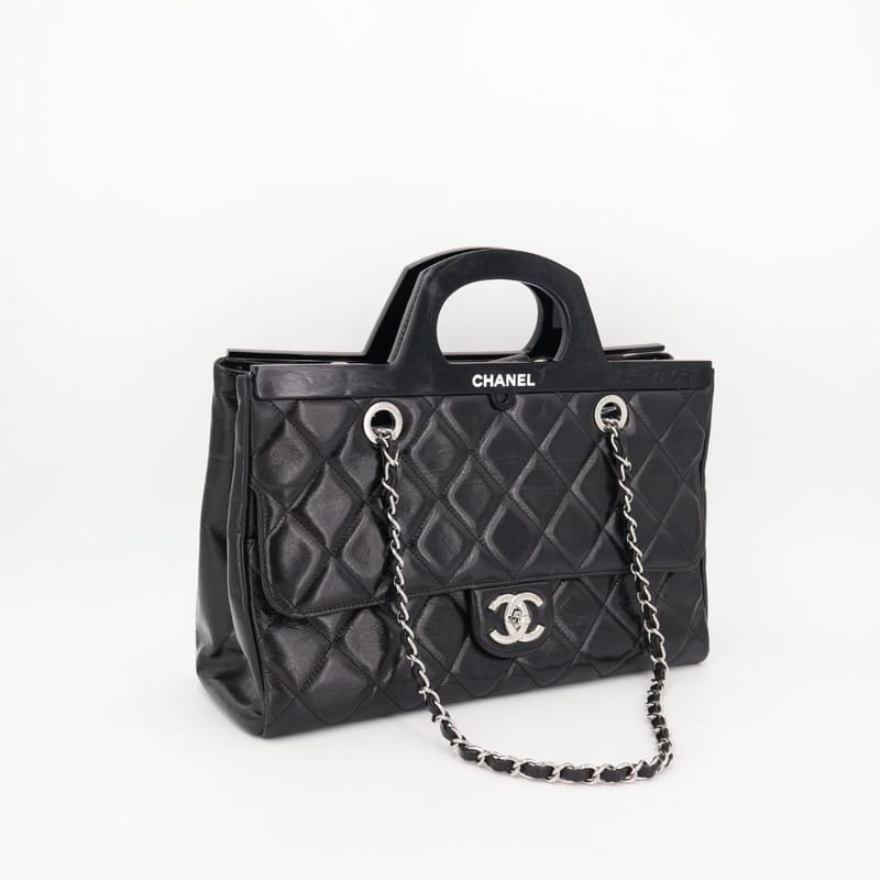 Chanel CC Delivery Vintage Calf 2-Way Handbag