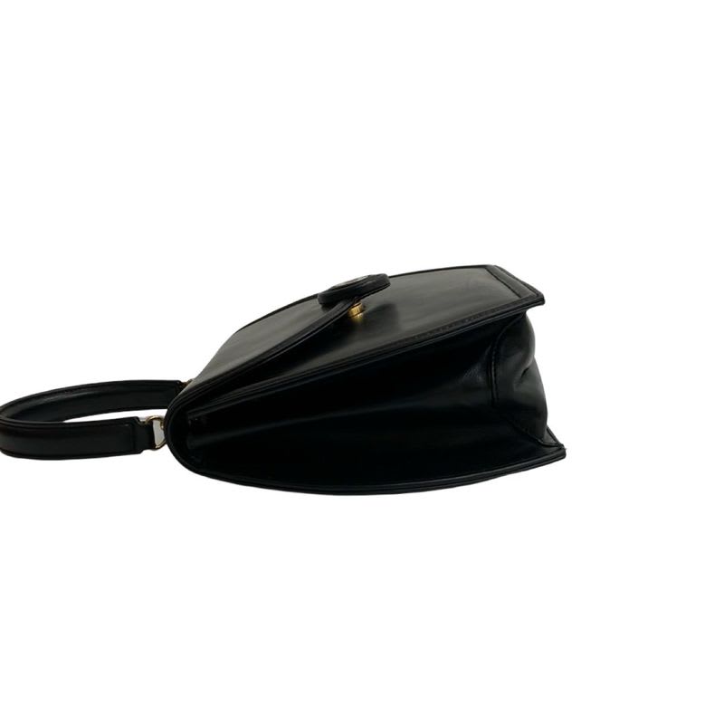 Tiffany & Co Logo Hardware Leather 2-Way Handbag