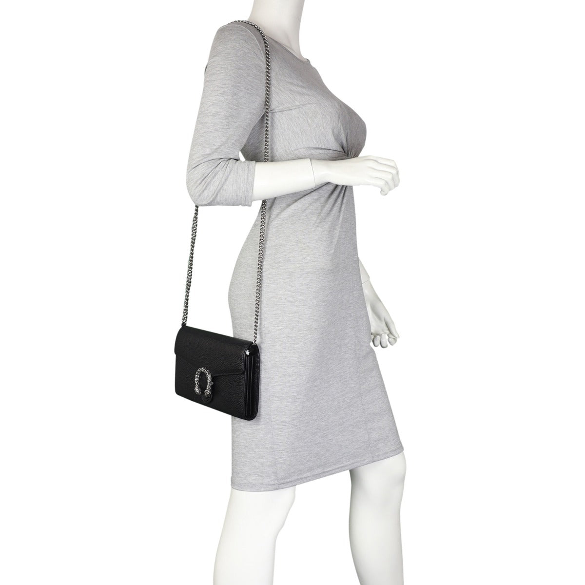 Gucci Dionysus Mini Leather Chain Wallet