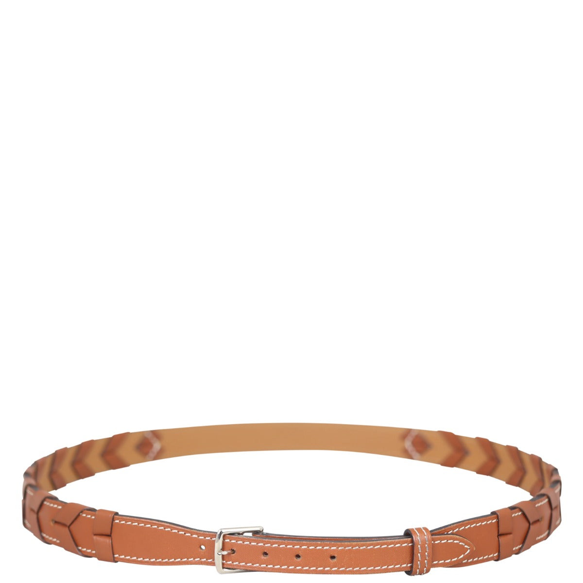 Hermes Braided Leather Belt
