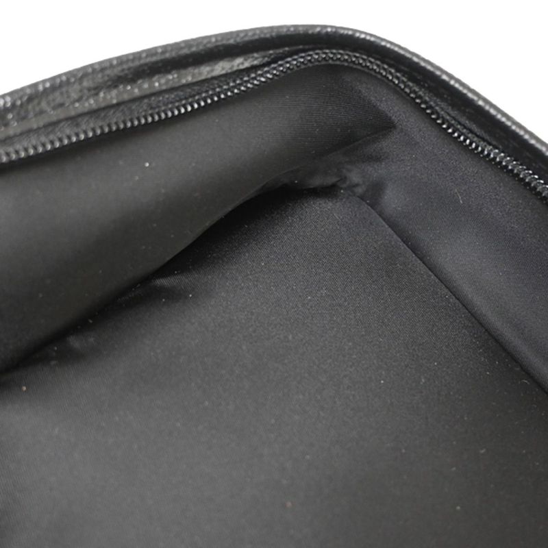 Gucci GG Travel Pouch Clothes Nylon Leather Black 33 Fa226