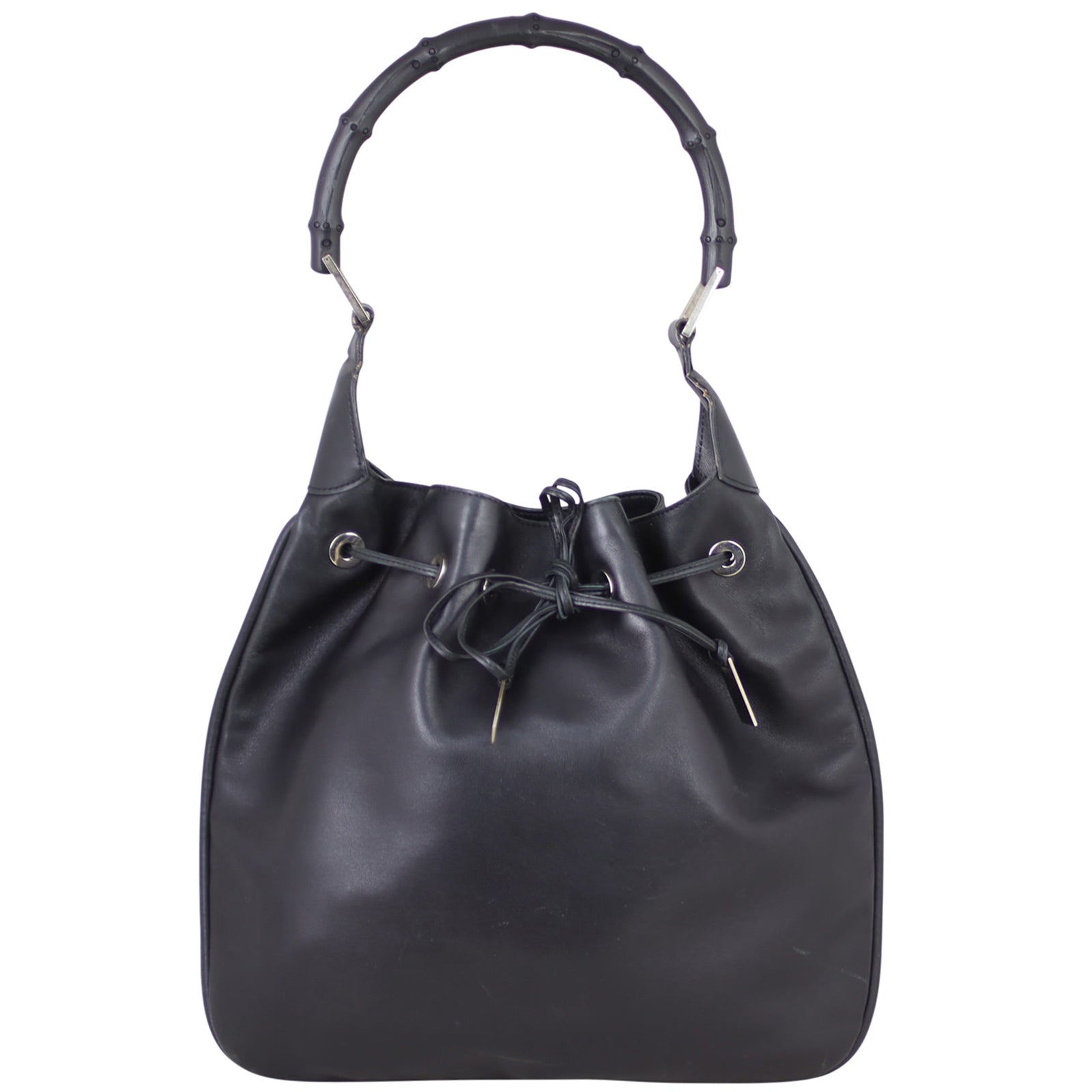 Gucci Bamboo Drawstring Hobo